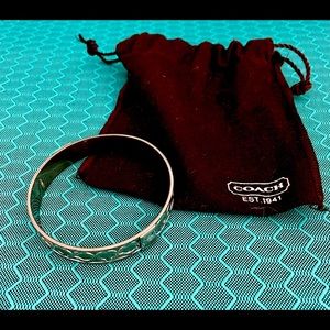 Coach Silver Bangle